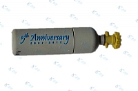 日本5th anniversary化学公司定制U盘厂家案例 钢瓶U盘