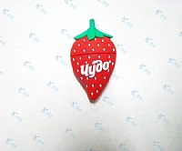 瑞士uyao糖果公司定做草莓造型U盘  定制广告优盘案例