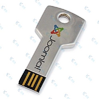 joomla内容管理系统厂家U盘定做 金属钥匙优盘
