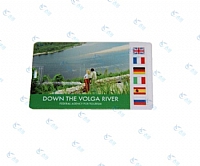 俄罗斯Down The Volga River旅游协会定制U盘厂家 名片优盘定做