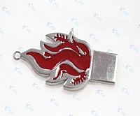 火焰金属卡通U盘