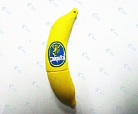 美国金吉达公司定制广告U盘案例（硅胶开模U盘）香蕉造型U盘