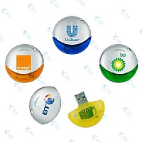 联合利华集团定制礼品优盘，圆形U盘